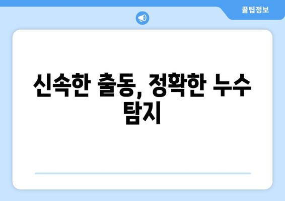 전라북도 순창군 신성리 누수 해결 전문 업체 | 누수탐지, 누수공사, 빠른 출동, 합리적인 가격